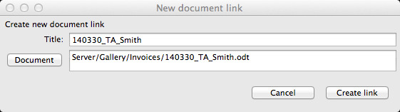 Link Pop-Up New Document Link