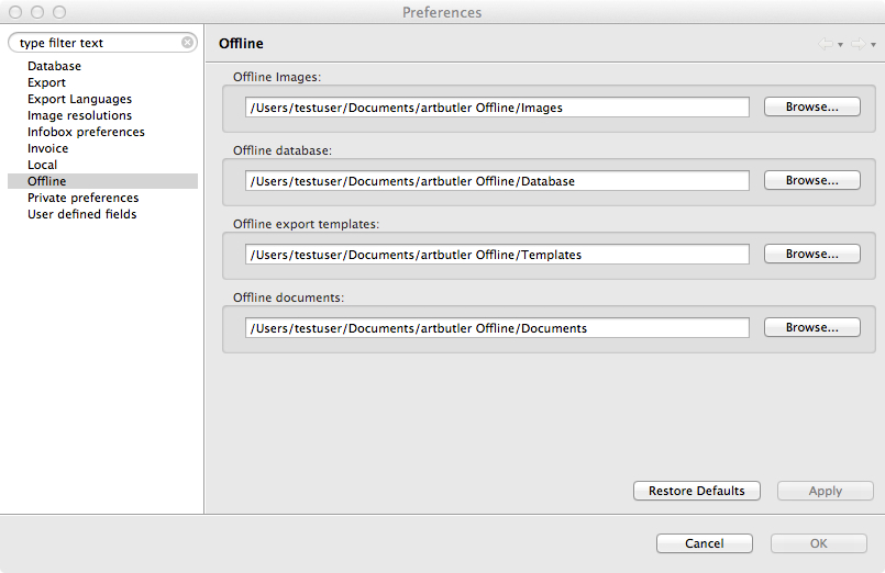 Offline Directory